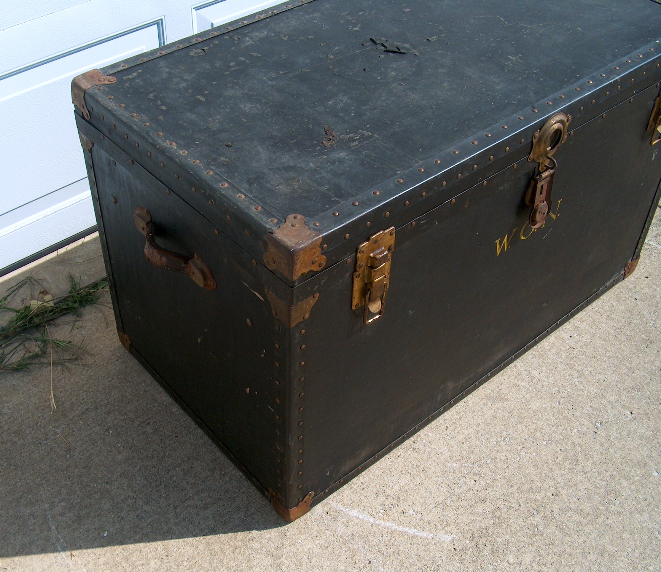 African American Steamer Trunk title=